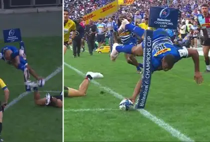 WATCH: Damian Willemse STUNS with a MIND-BLOWING acrobatic finish