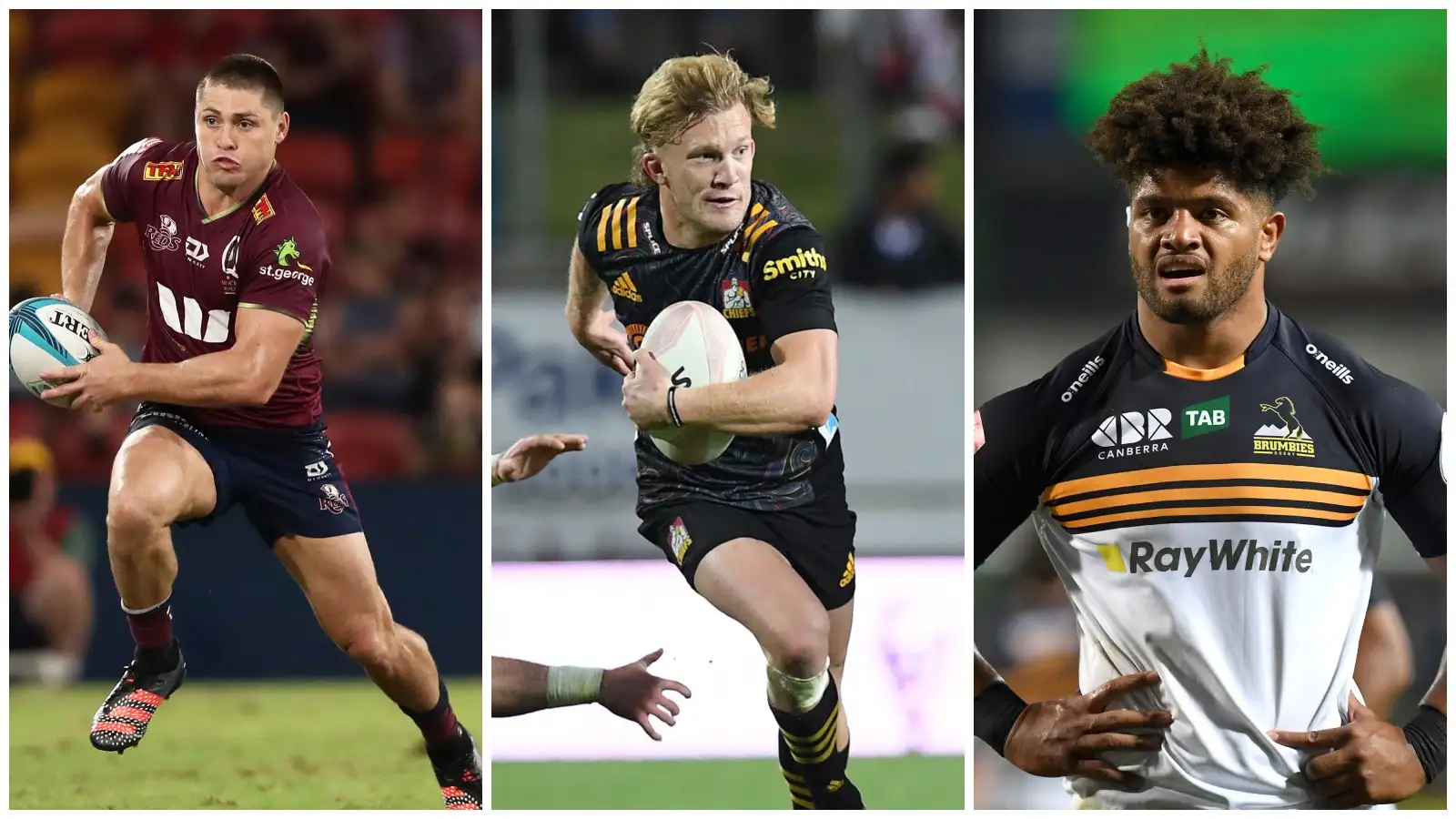 Super Rugby Pacific: Split with O'Connor, McKenzie and Valetini