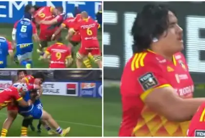 WATCH: Henry Tuilagi’s teenage son stars as Perpignan avoid relegation from Top 14