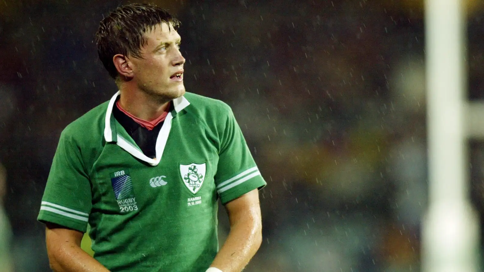 Rugby World Cup: Ireland's Ronan O'Gara looks on