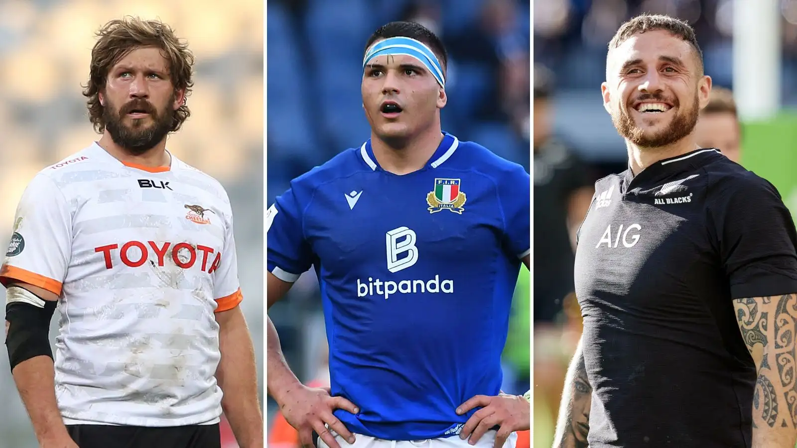 rugby rumours Frans Steyn, Danilo Fischetti, TJ Perenara