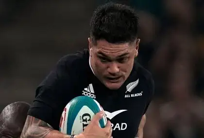 All Blacks centre back in action after lengthy stint on the sidelines due to horrific knee injury