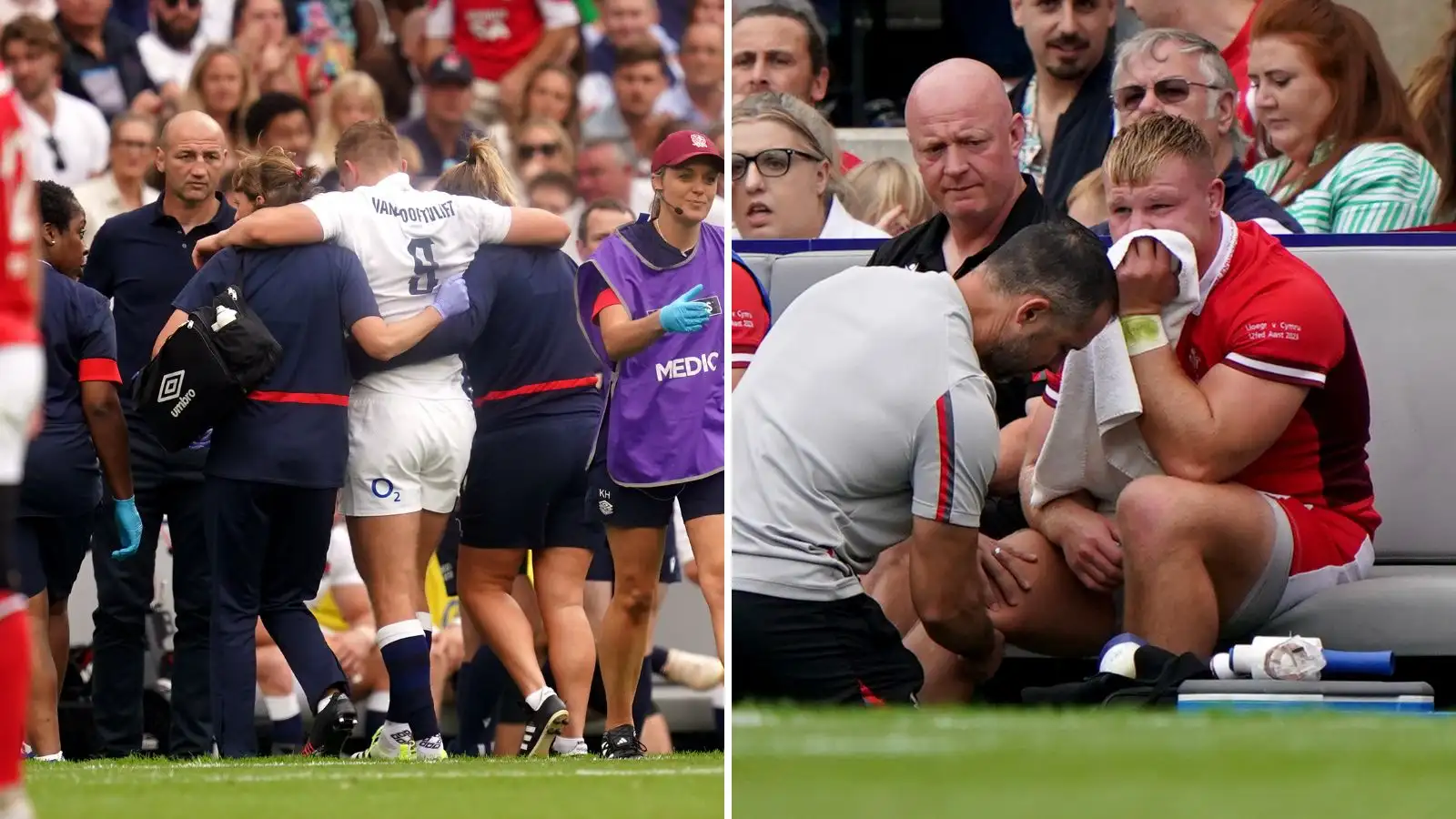 England and Wales sweat over injured stars in Rugby World Cup warm-up clash