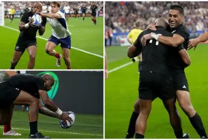 WATCH: All Blacks stun the Stade de France with record-breaking try