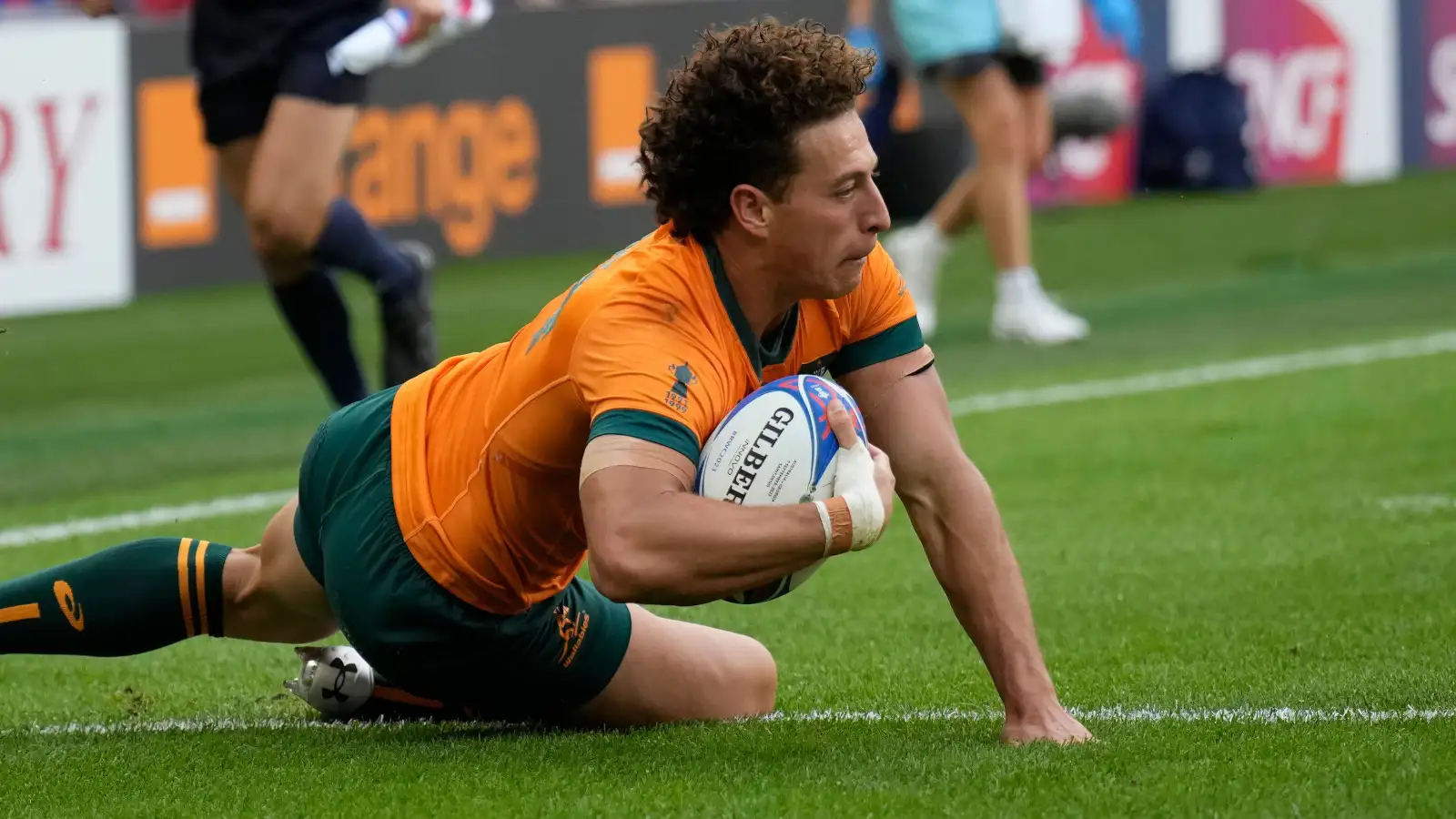 Mark Nawaqanitawas a marqué pour les Wallabies.