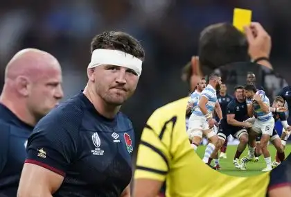 England’s card woes continue as Tom Curry sees red against Argentina