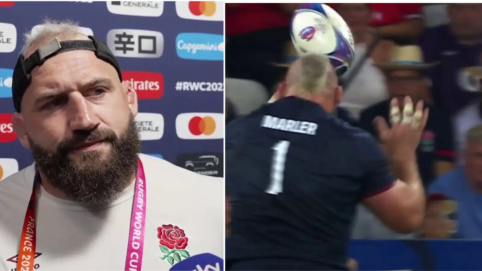 England prop Joe Marler after the Rugby World Cup match against Japan.