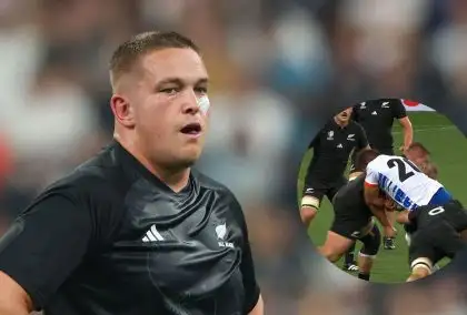 All Blacks prop banned for shoulder ‘charge’ after Rugby World Cup red card