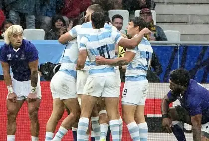 Argentina see off Samoa to keep Rugby World Cup knockout hopes alive