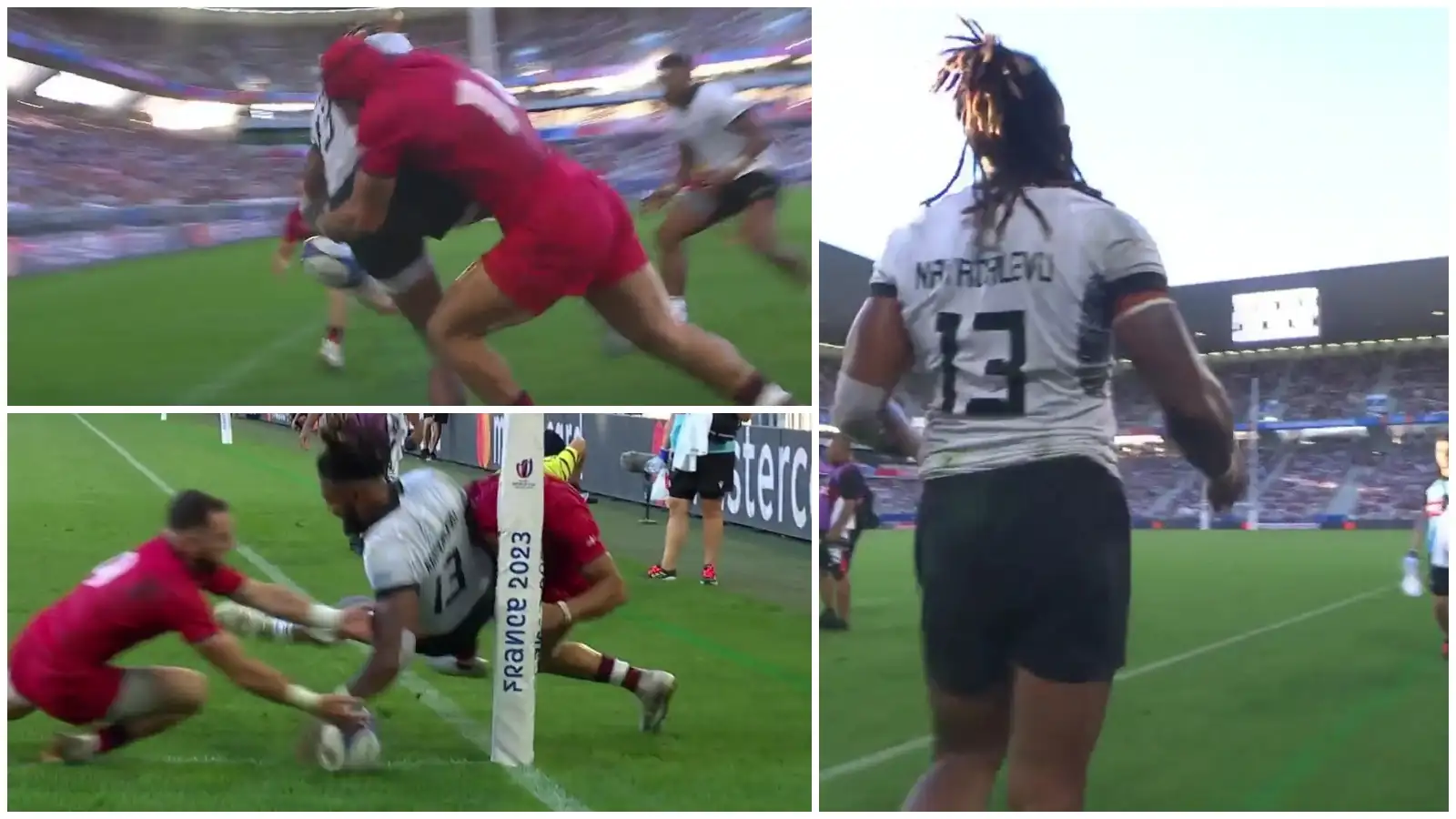 WATCH: Flying Fijians taken literally in ASTONISHING Waisea Nayacalevu finish