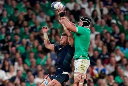 James Ryan ruled out through injury as Ireland name side to face All Blacks in Rugby World Cup quarter-final