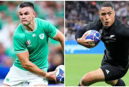 A combined Ireland and All Blacks XV ahead of the Rugby World Cup quarter-final in Paris