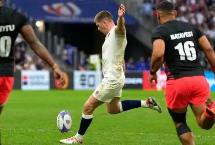 Owen Farrell drop goal helps England edge fantastic Fiji to book Rugby World Cup semi-final spot