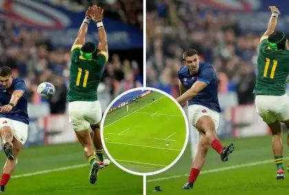 Law discussion: Was Cheslin Kolbe’s charge down in the World Cup legal?