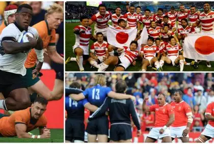 How the Tier 2 nations have fared at the Rugby World Cup since its inception
