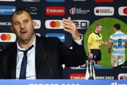 Michael Cheika blasts referee Angus Gardner’s performance in World Cup defeat