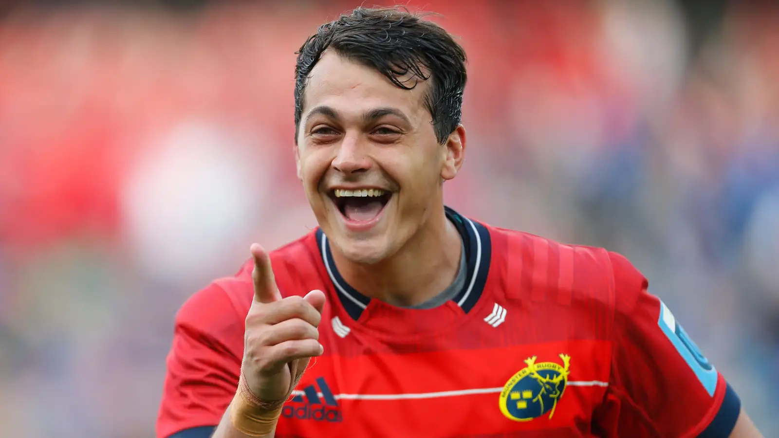 Munster centre Antoine Frisch happy.