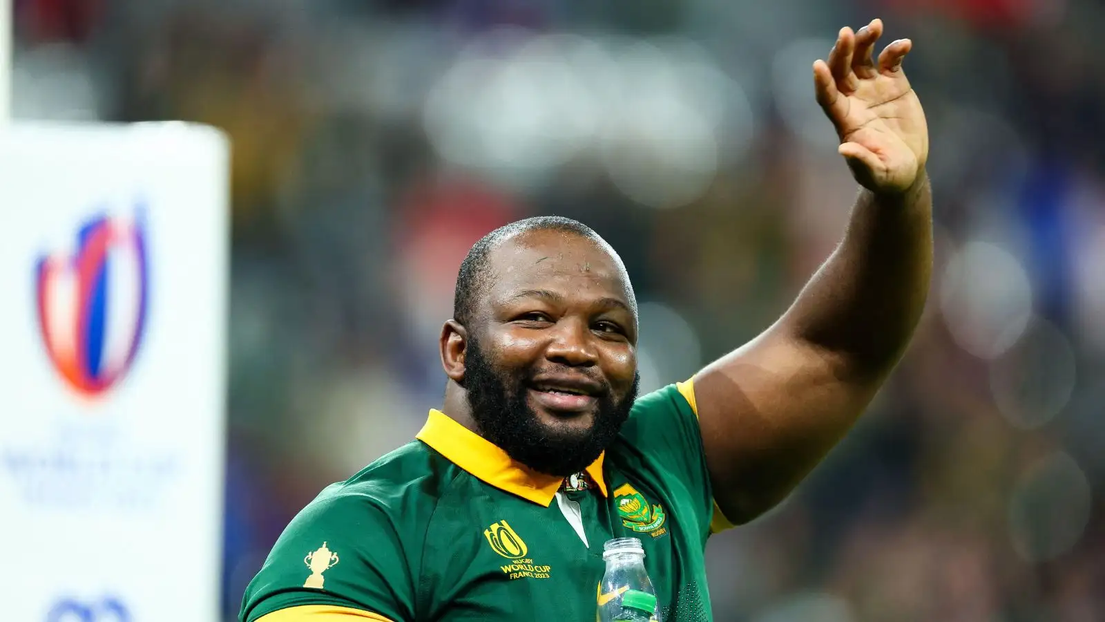 Springboks prop Ox Nche of South Africa during the Rugby World Cup