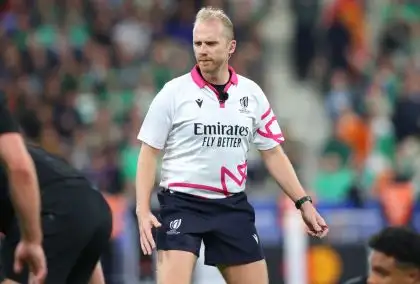 Rugby World Cup final referee and match officials confirmed