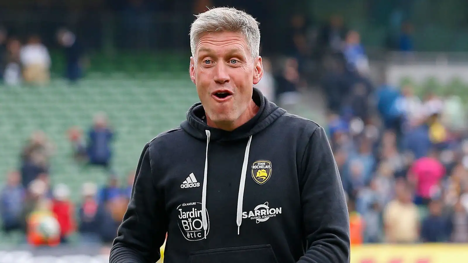 Former Ireland fly-half and current La Rochelle head coach Ronan O'Gara.