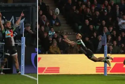 WATCH: Marcus Smith sets up Tyrone Green for an UNBELIEVABLE Harlequins try