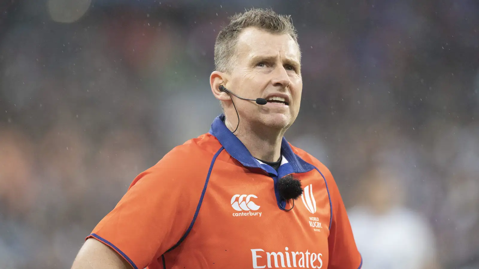 Former international rugby referee Nigel Owens in 2020.