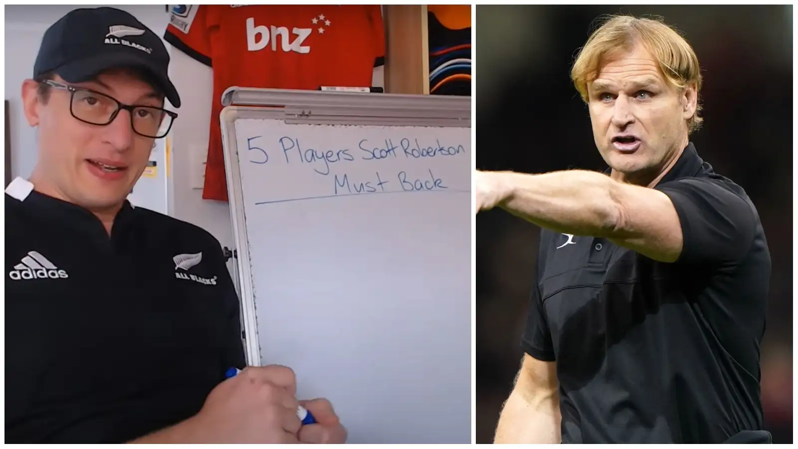 Two Cents Rugby on who new All Blacks head coach Scott Robertson must back.