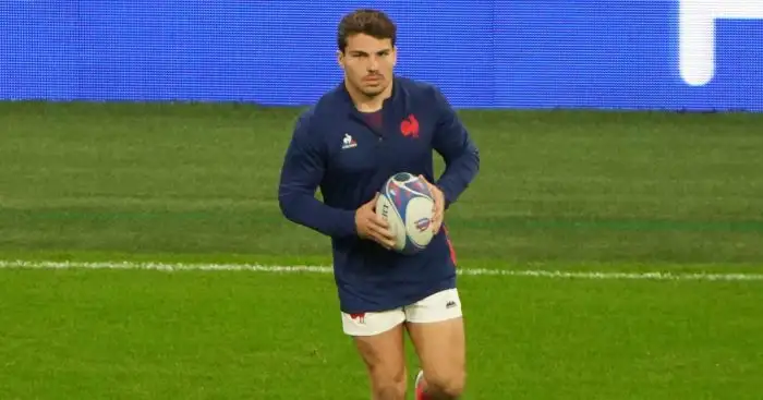 France captain Antoine Dupont ahead of the 2023 Rugby World Cup quarter-final.