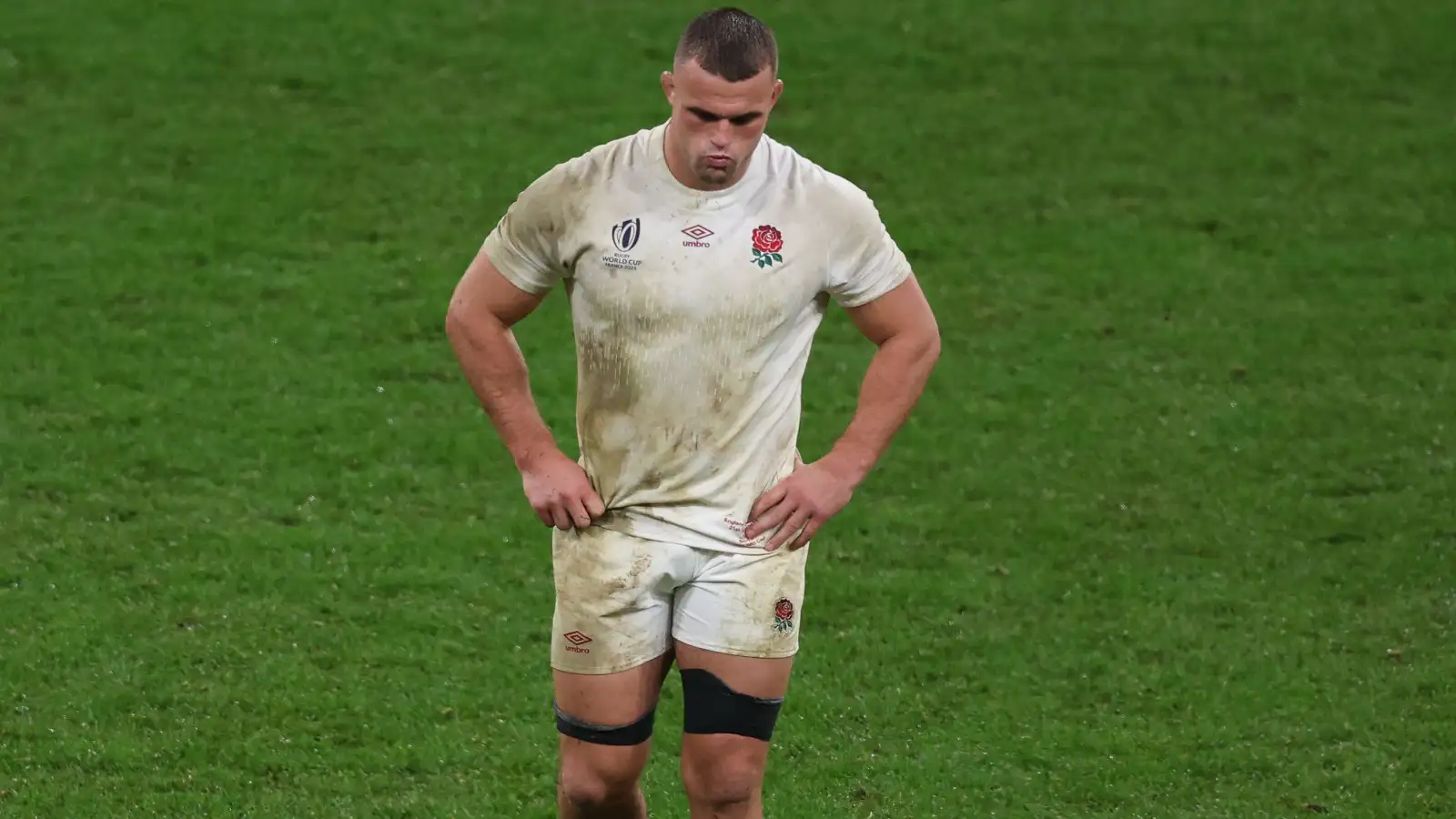 England back-row Ben Earl following the Rugby World Cup semi-final defeat in 2023.