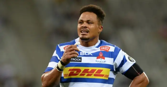Juan de Jongh of Western Province during the 2023 Currie Cup game between Western Province and Griquas at Cape Town Stadium on 1 April 2023.