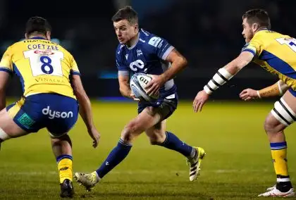 George Ford in action for Sale Sharks against Bath.