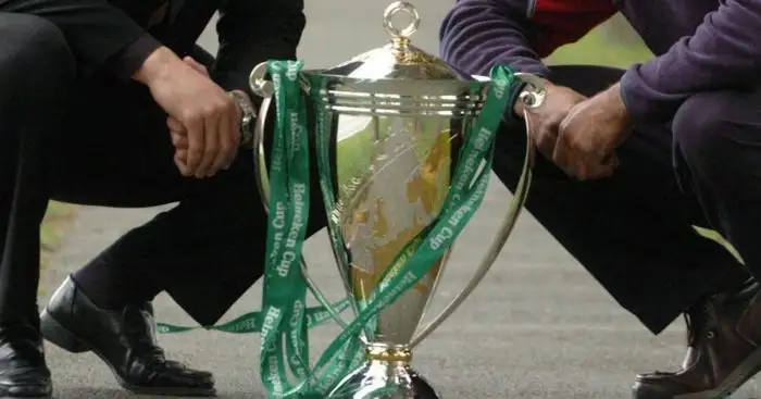 The Heineken Cup trophy.