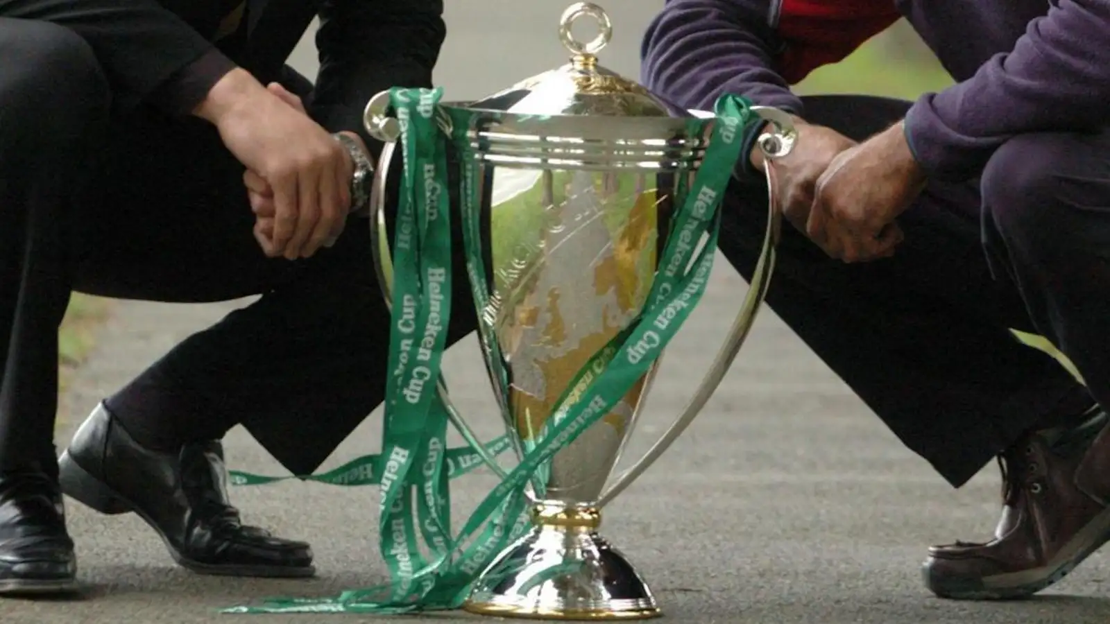 The Heineken Cup trophy.