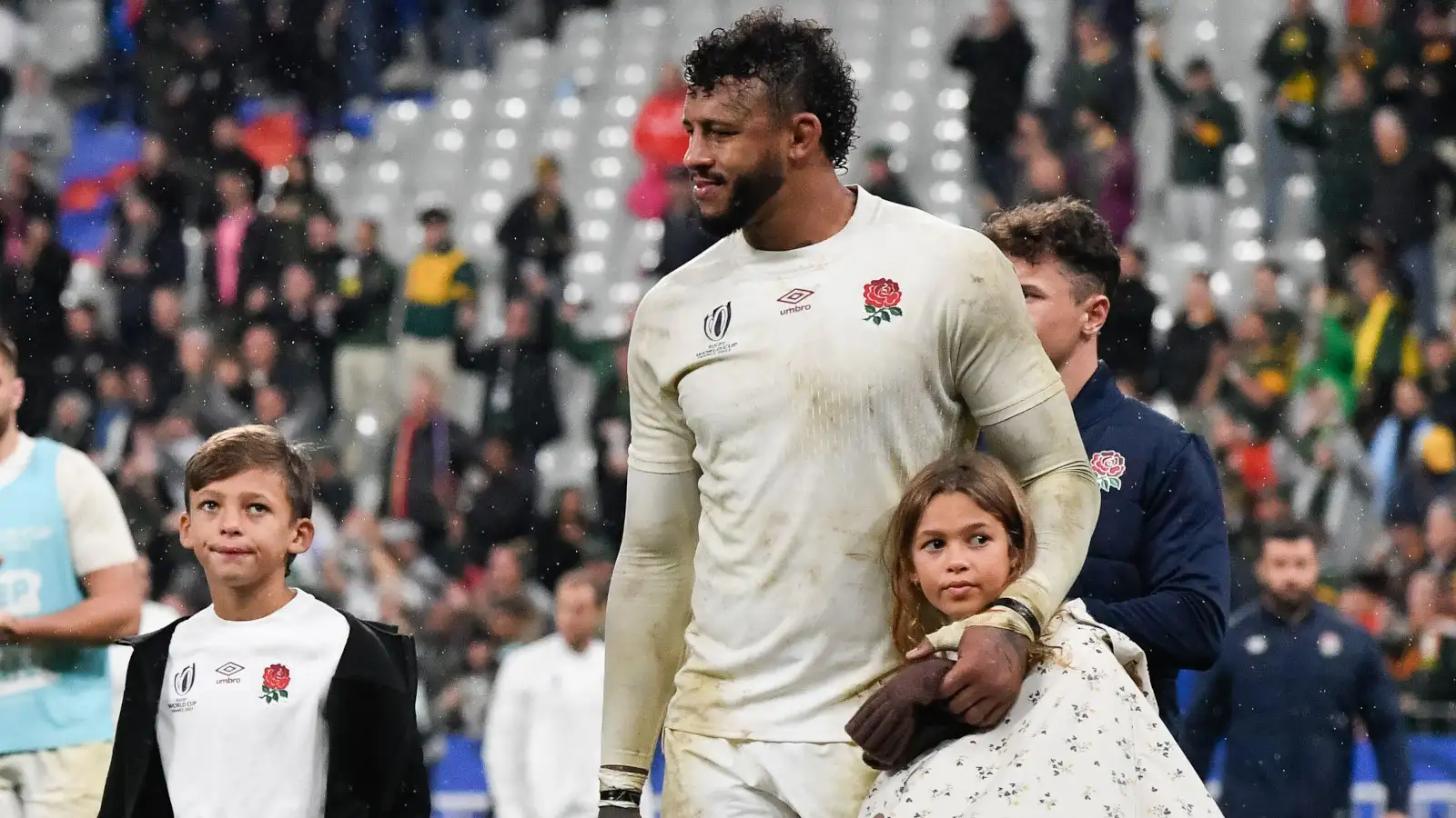 Courtney Lawes after England's Rugby World Cup defeat to the Springboks in 2023.