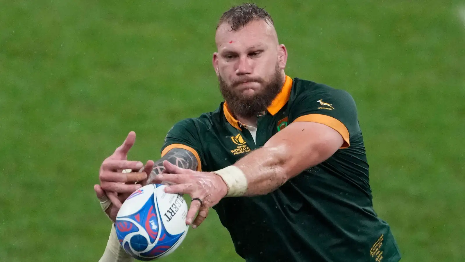 RG Snyman in action for the Springboks during the Rugby World Cup.