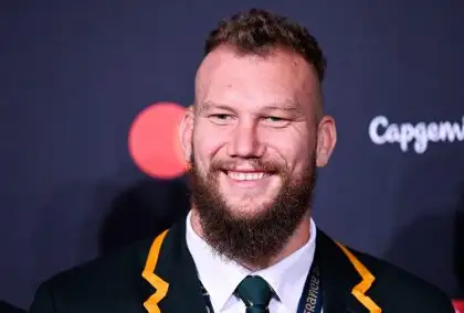 Springbok star RG Snyman after the Rugby World Cup.