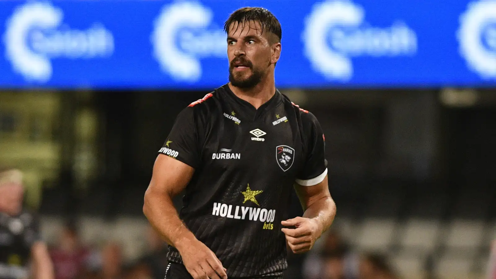 Springboks lock Eben Etzebeth in action for the Sharks in 2023.