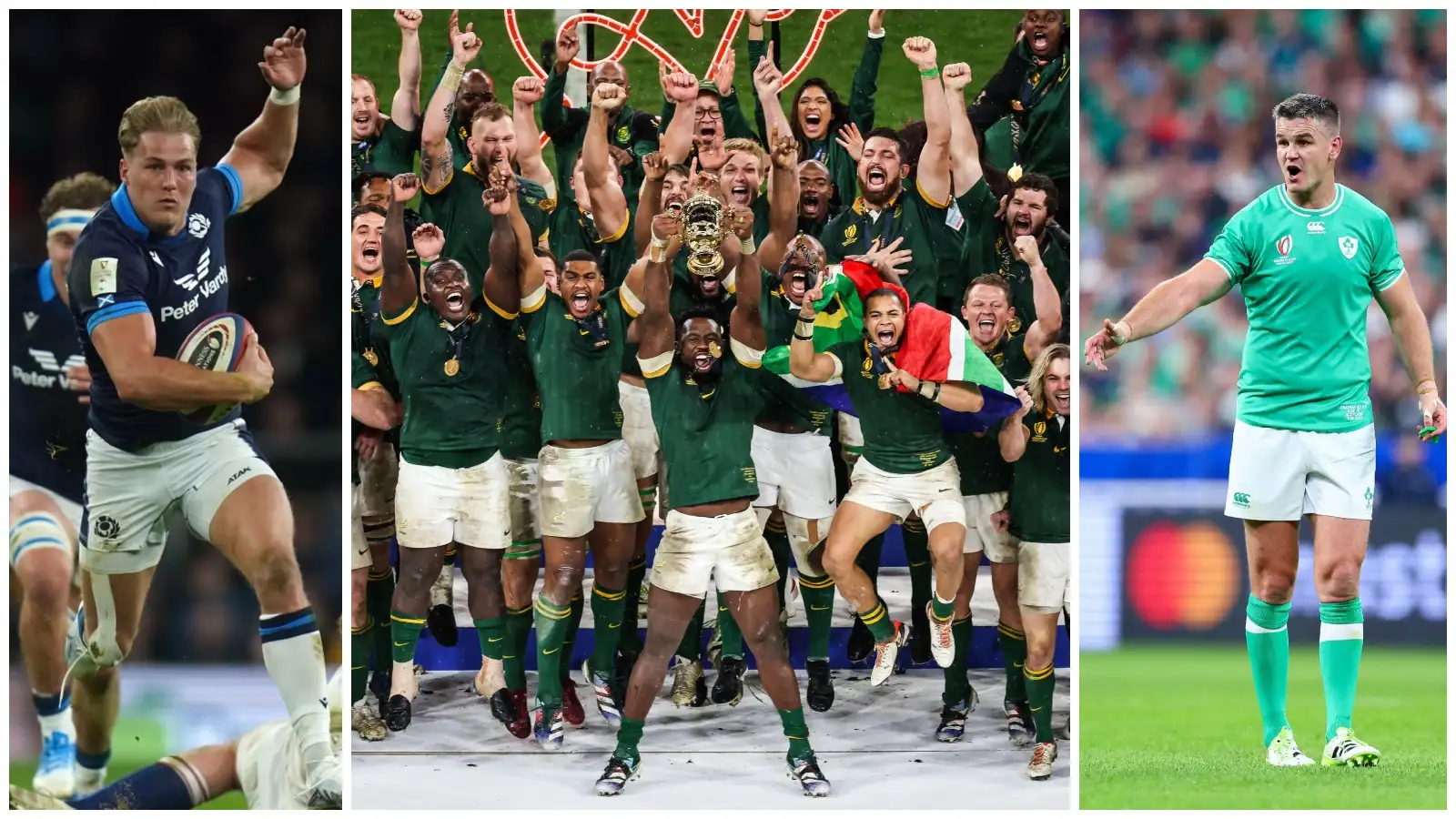 Split with Duhan van der Merwe, Springboks and Johnny Sexton.