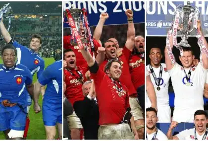 The previous Six Nations champions in the year after a Rugby World Cup