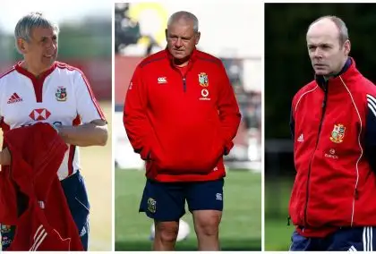 The win rates of all the British & Irish Lions coaches since 1989