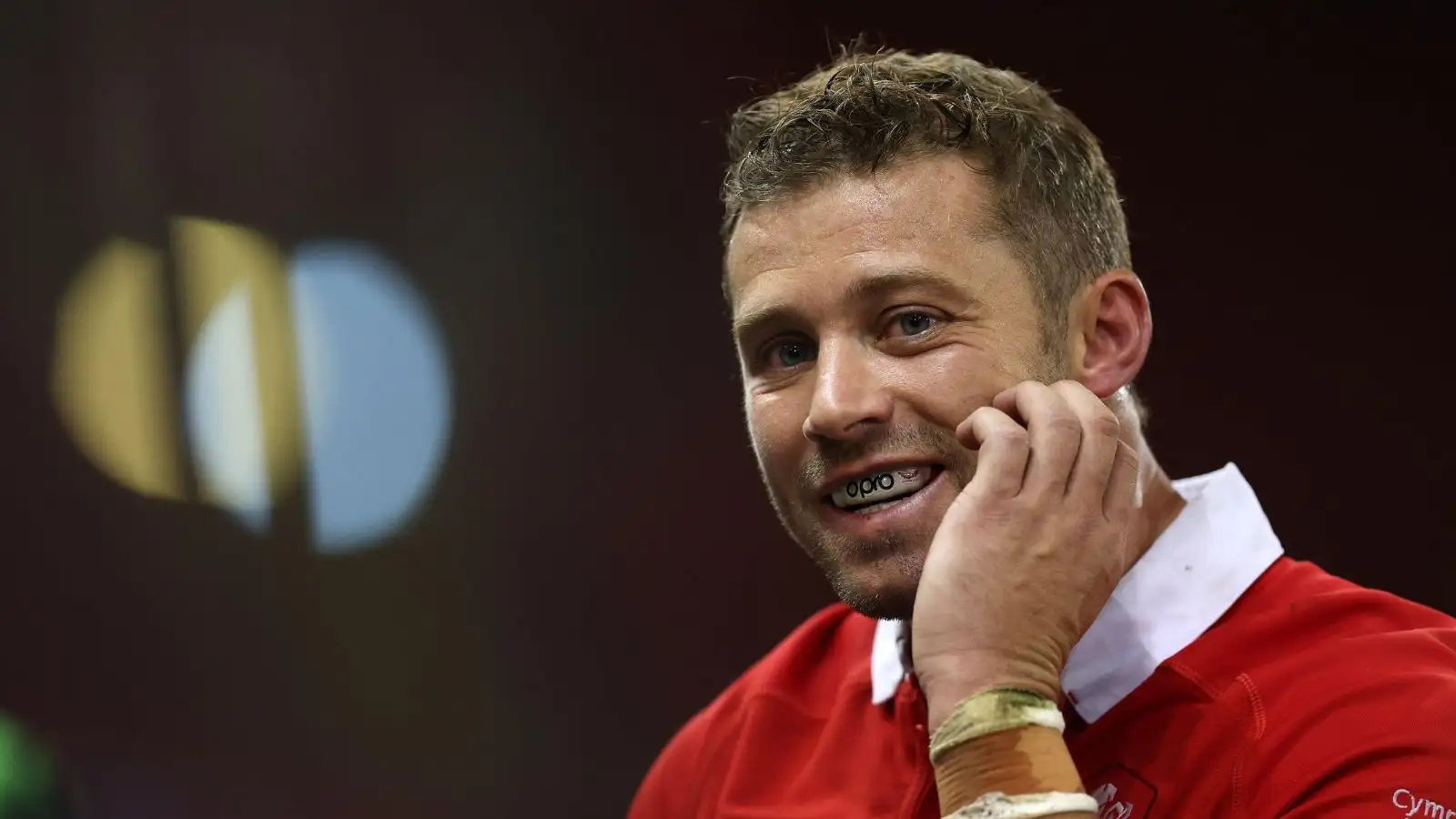 Wales fullback Leigh Halfpenny of Wales looks on after the game between Wales and England.