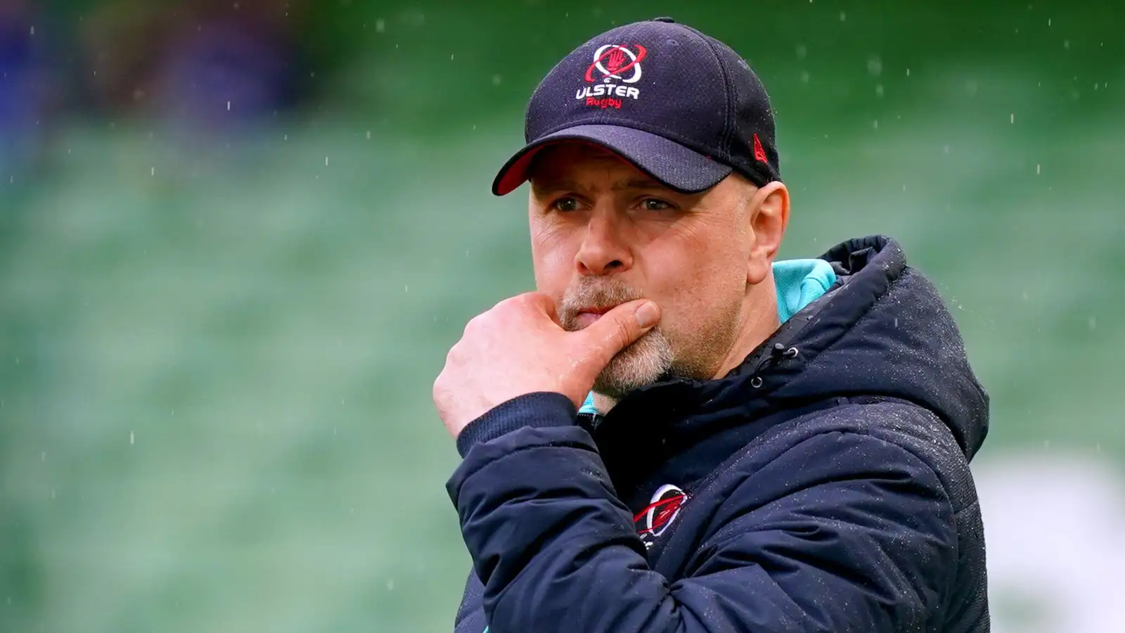Dan McFarland, Ulster head coach, before a Champions Cup clash.