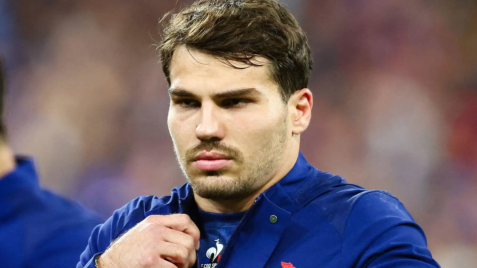 Antoine Dupont before a France game.