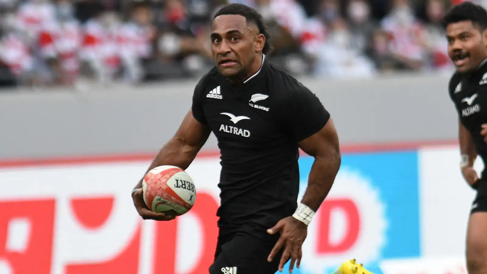 Sevu Reece in action for the All Blacks.