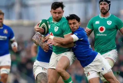 Ireland forced into reshuffle after Hugo Keenan’s injury while uncapped prop gets nod for Wales clash