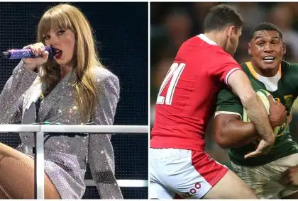 How Taylor Swift played a part in the Springboks’ clash with Wales at Twickenham