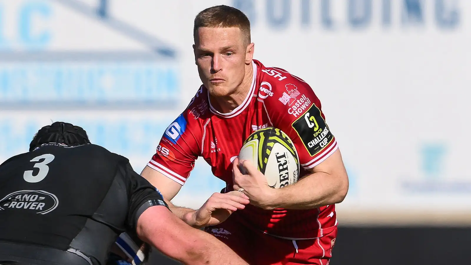 Scarlets wing Johnny McNicholl.