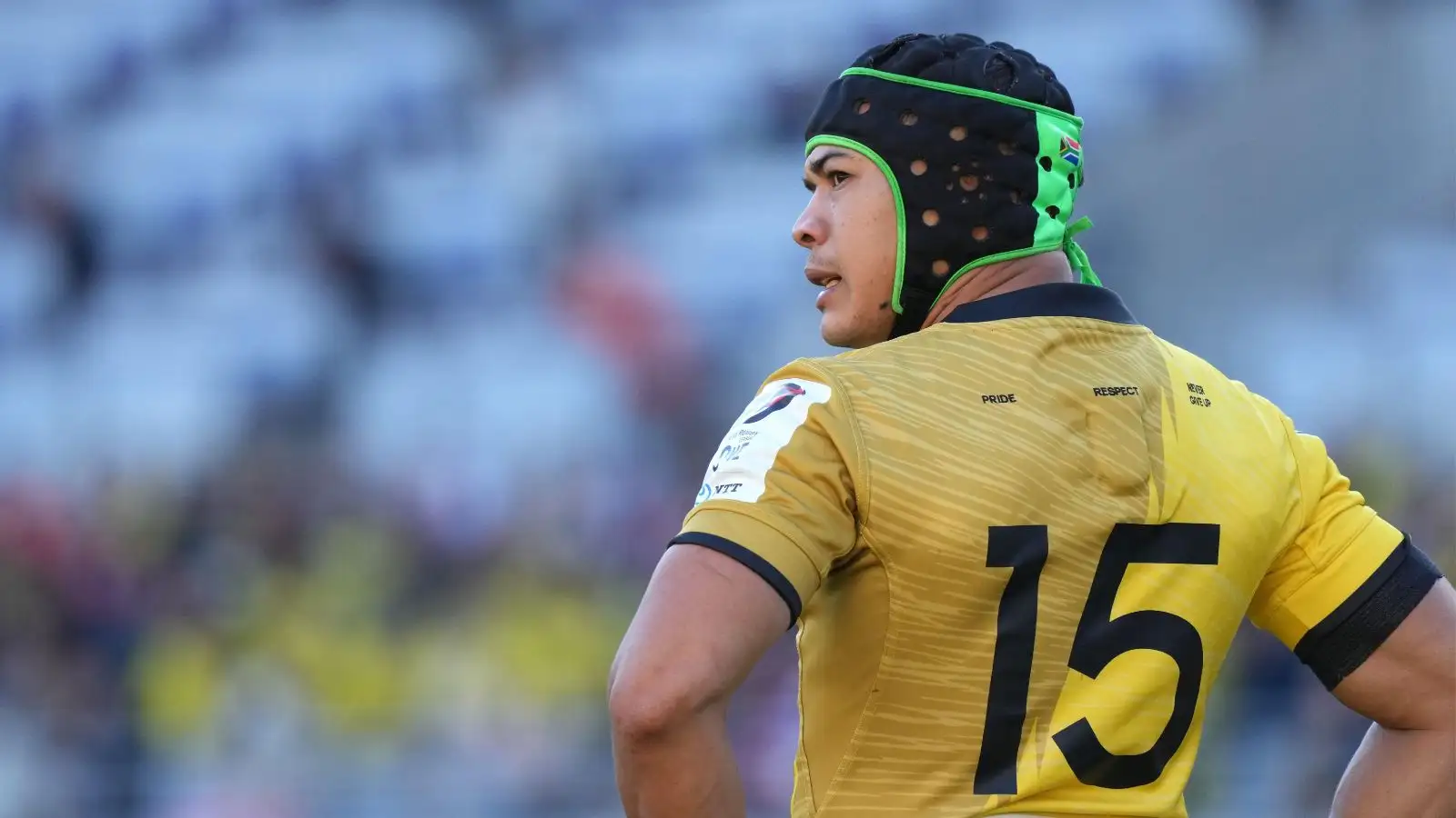 Sungoliath's Cheslin Kolbe during the Japan Rugby League One 2023-24 match between Tokyo Suntory Sungoliath and TOSHIBA Brave Lupus Tokyo at Ajinomoto Stadium in Tokyo, Japan on December 17, 2023.