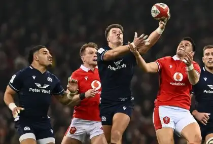 ‘Losing Sione isn’t great’ – Huw Jones ‘gutted’ after Scotland teammate’s injury