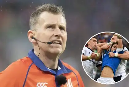 Nigel Owens calls for law change after Duhan van der Merwe and Ange Capuozzo incident